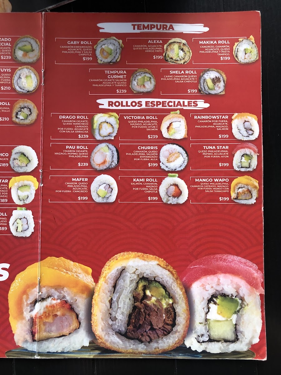 Sushi Star Menu - Image 1